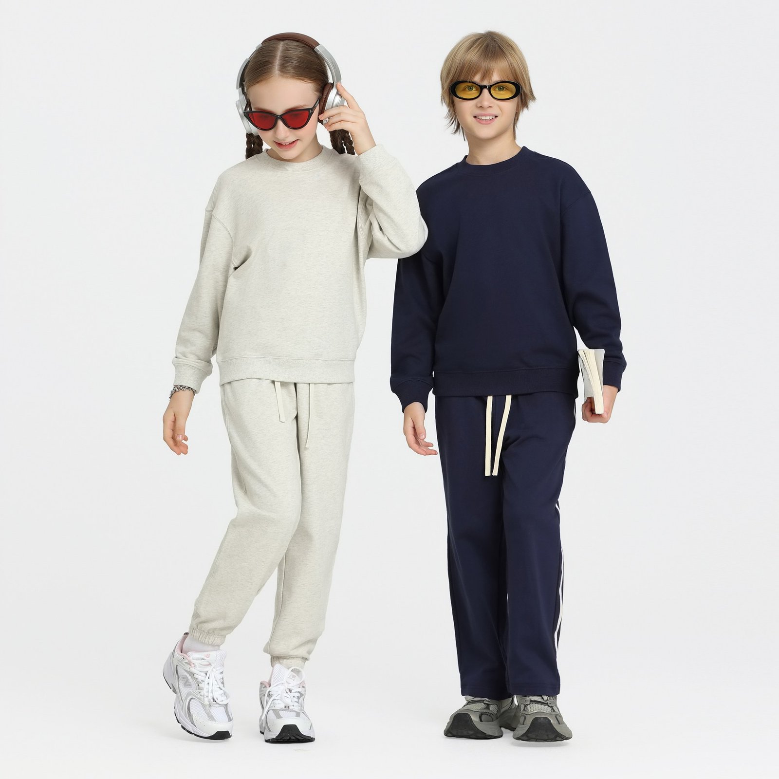Kaizo Kids 430g French Terry Crewneck Sweatshirt - Image 4