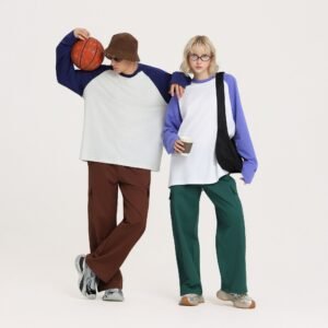 Kaizo 235g Raglan Oversized Long-Sleeve T-Shirt