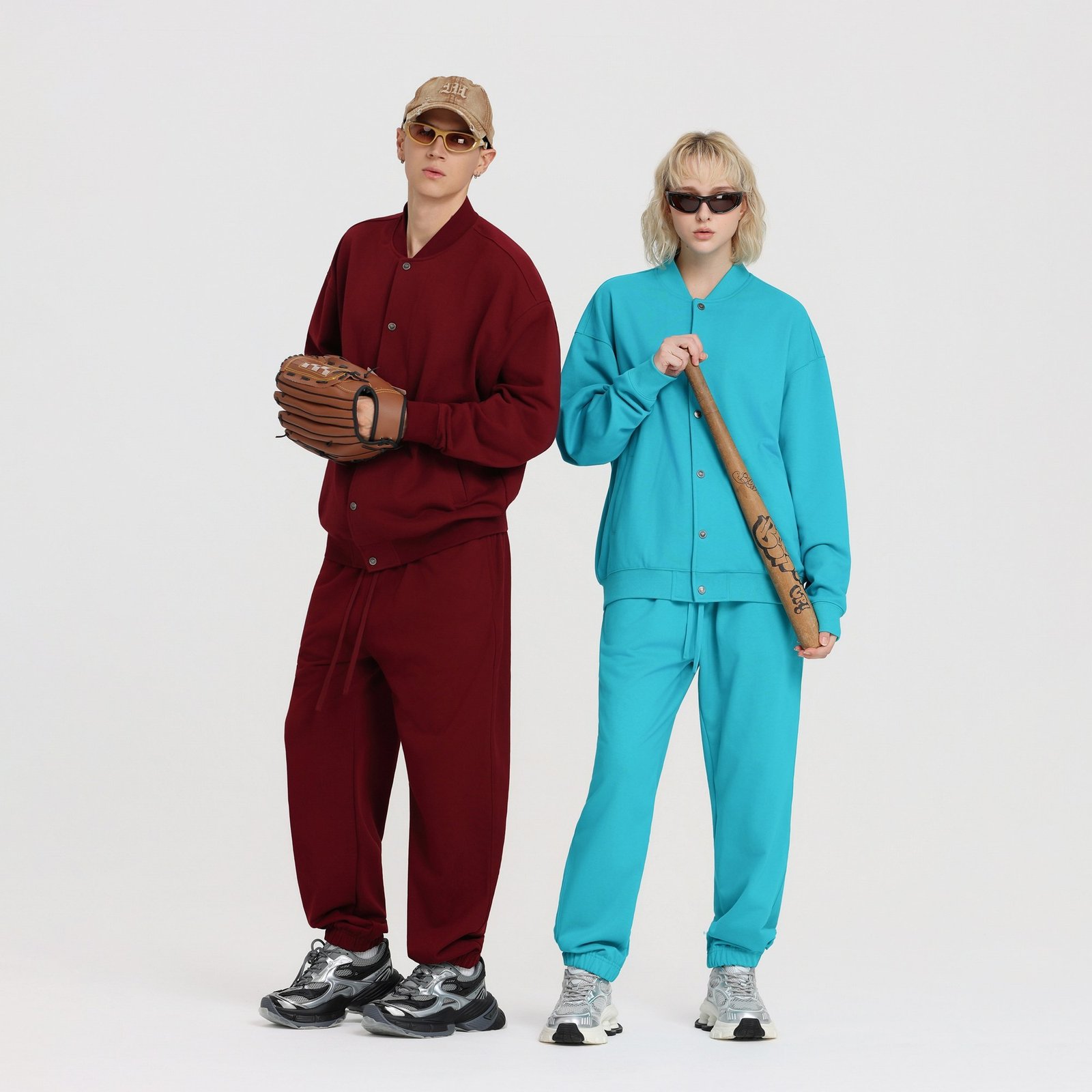 Kaizo 430g Fleece-Lined Baseball Jacket